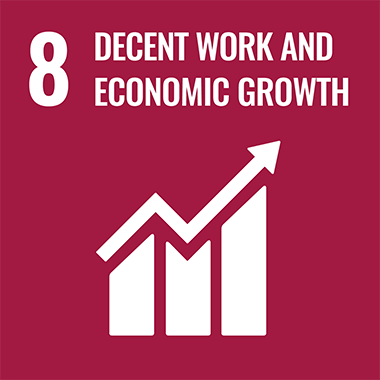 SDGs No.8 DECENT WORK AND ECONOMIC GROWTH